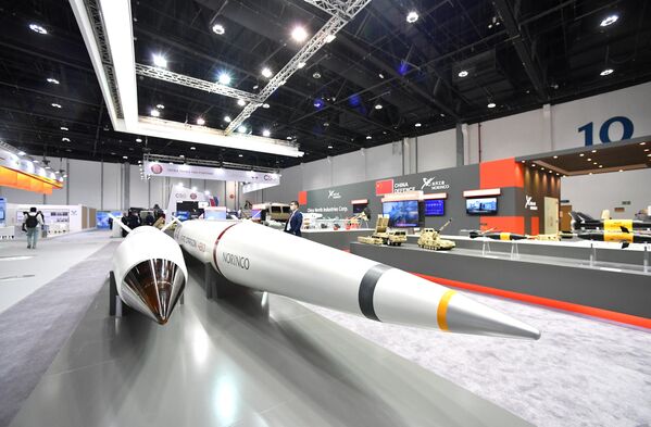 Стенд компании Norinco на выставке оборонной промышленности IDEX-2021 в Абу-Даби