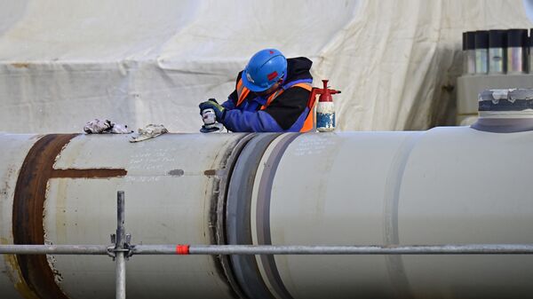 Строительство газопровода Северный поток-2 в Германии