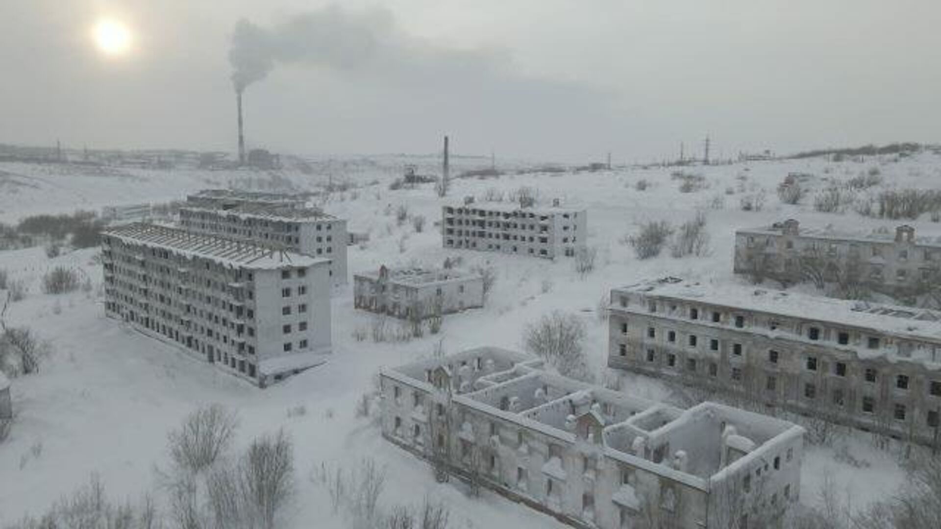 Вечный холод и пустота: поселки-призраки рядом с Воркутой - РИА Новости, 1920, 03.03.2021