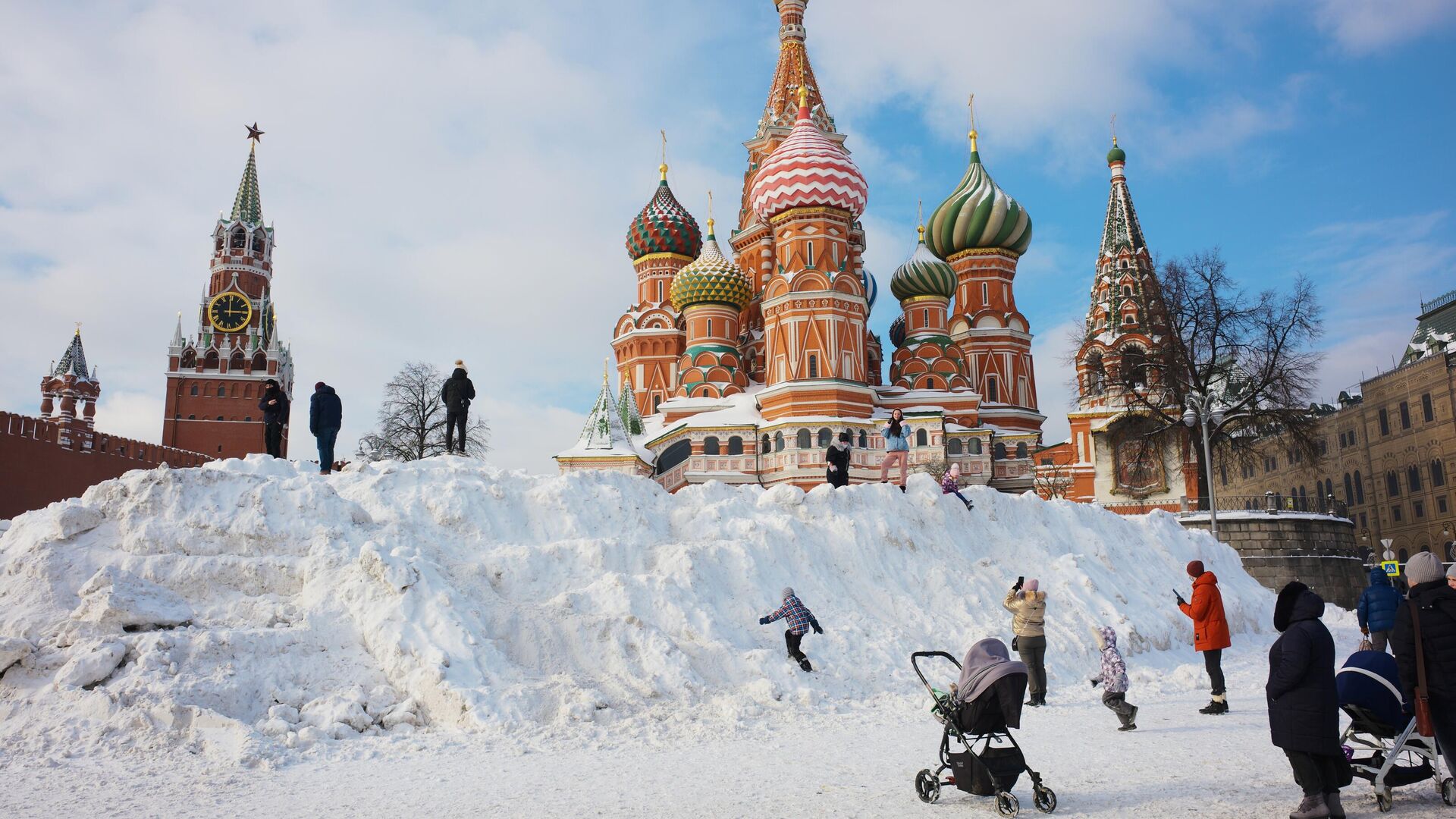 Зима в Москве - РИА Новости, 1920, 13.01.2022