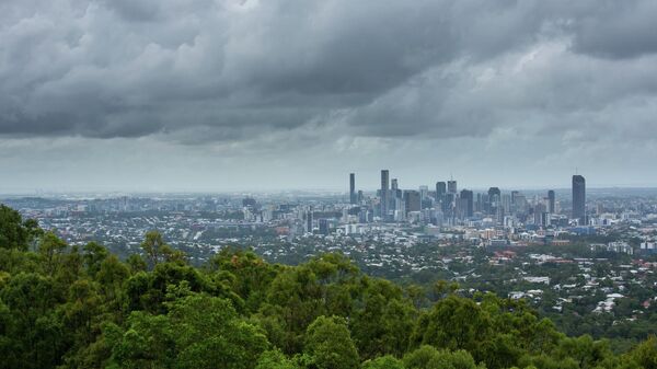 Панорама на австралийский город Брисбен