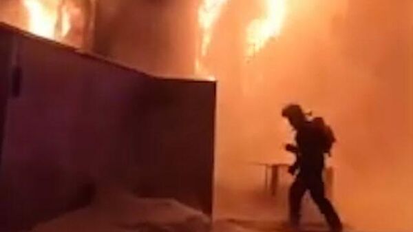 Пожар в жилом доме в Димитровграде