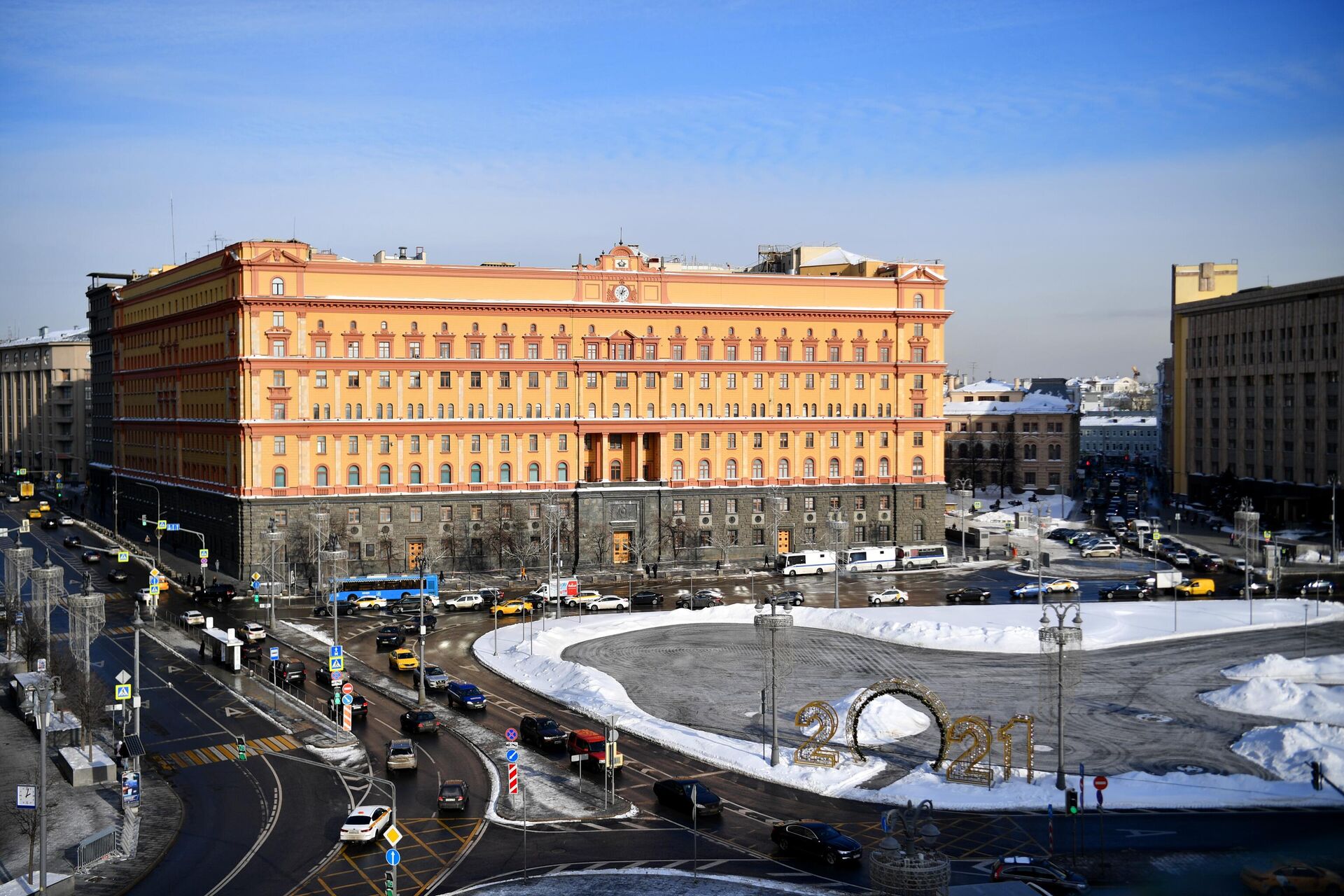 Здание Федеральной службы безопасности на Лубянской площади в Москве - РИА Новости, 1920, 19.12.2024