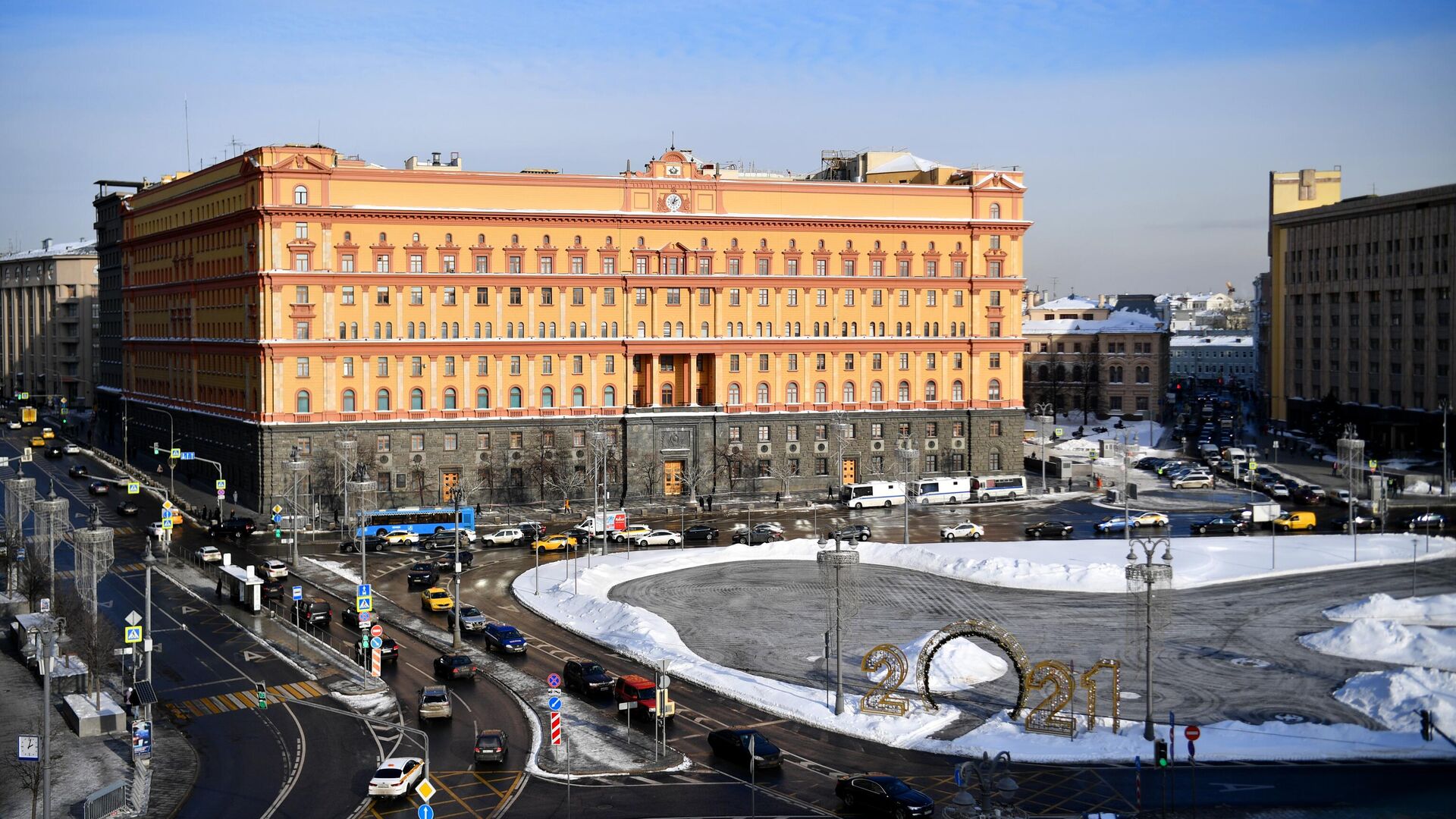 Здание Федеральной службы безопасности на Лубянской площади в Москве - РИА Новости, 1920, 09.02.2024