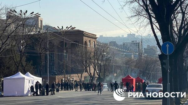 Обстановка в центре Еревана