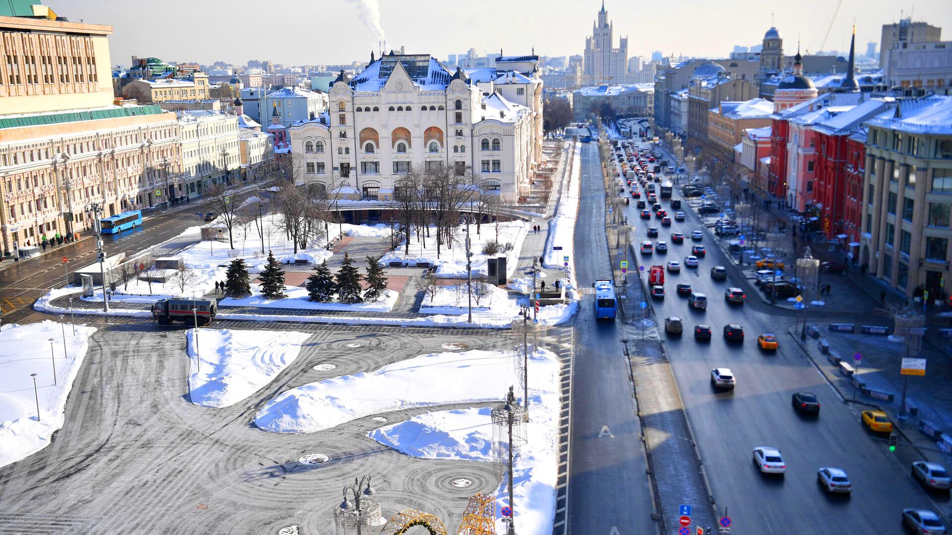 Лубянская площадь в Москве - РИА Новости, 1920, 26.02.2021