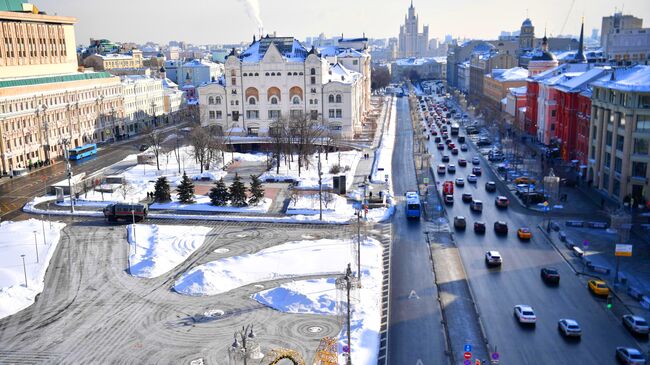 Лубянская площадь в Москве