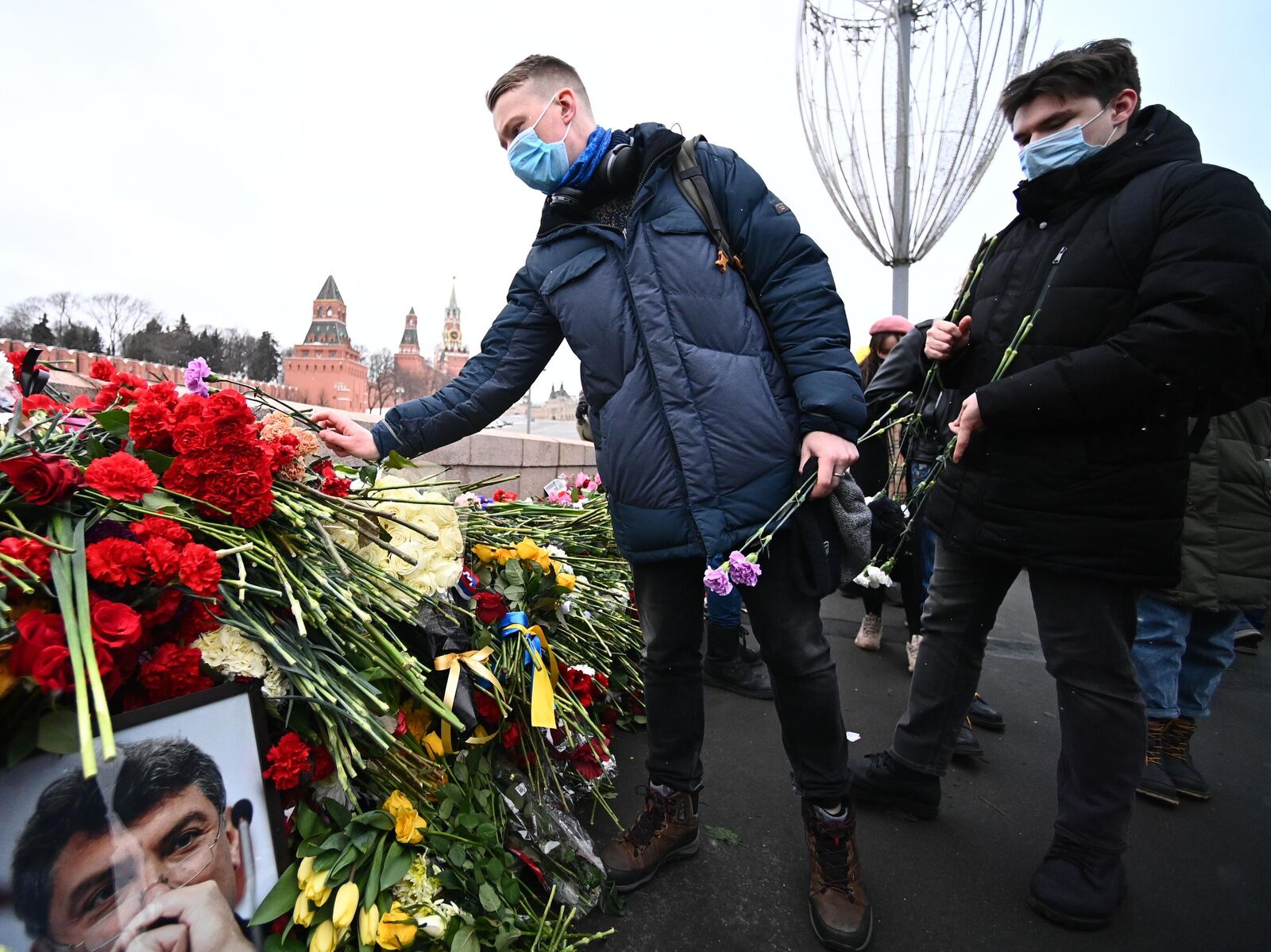 Место смерти Бориса Немцова