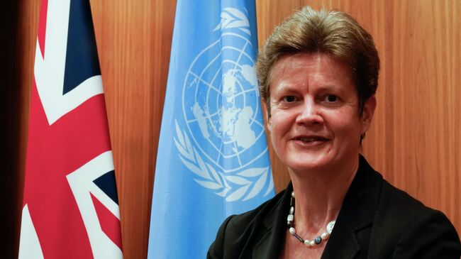 Постоянный представитель Великобритании при ООН Барбара Вудворд