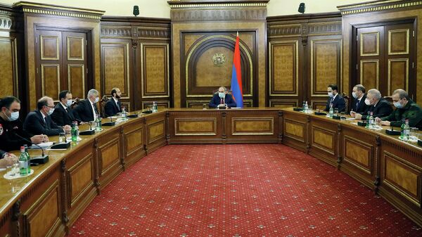 Никол Пашинян на заседании совбеза Армении