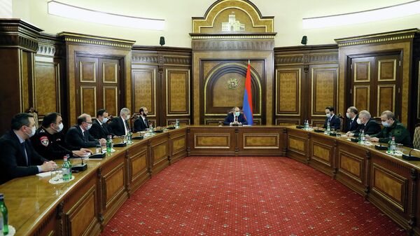 Никол Пашинян на заседании совбеза Армении по вопросам внутренней и внешней безопасности