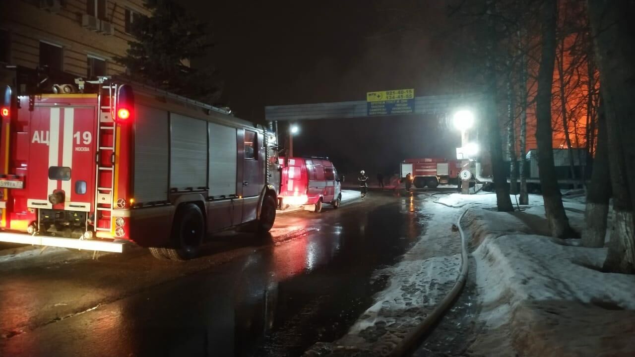 В Одинцово загорелся Внуковский завод огнеупорных изделий - РИА Новости,  01.03.2021