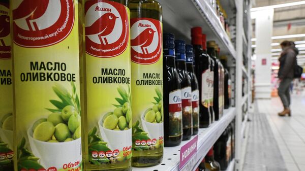 Продажа оливкового масла в сети продуктовых гипермаркетов Ашан (Auchan) в МосквеПродажа оливкового масла в Москве