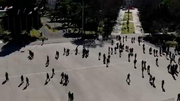 Абхазия: на площади Свободы в Сухуми собирается митинг