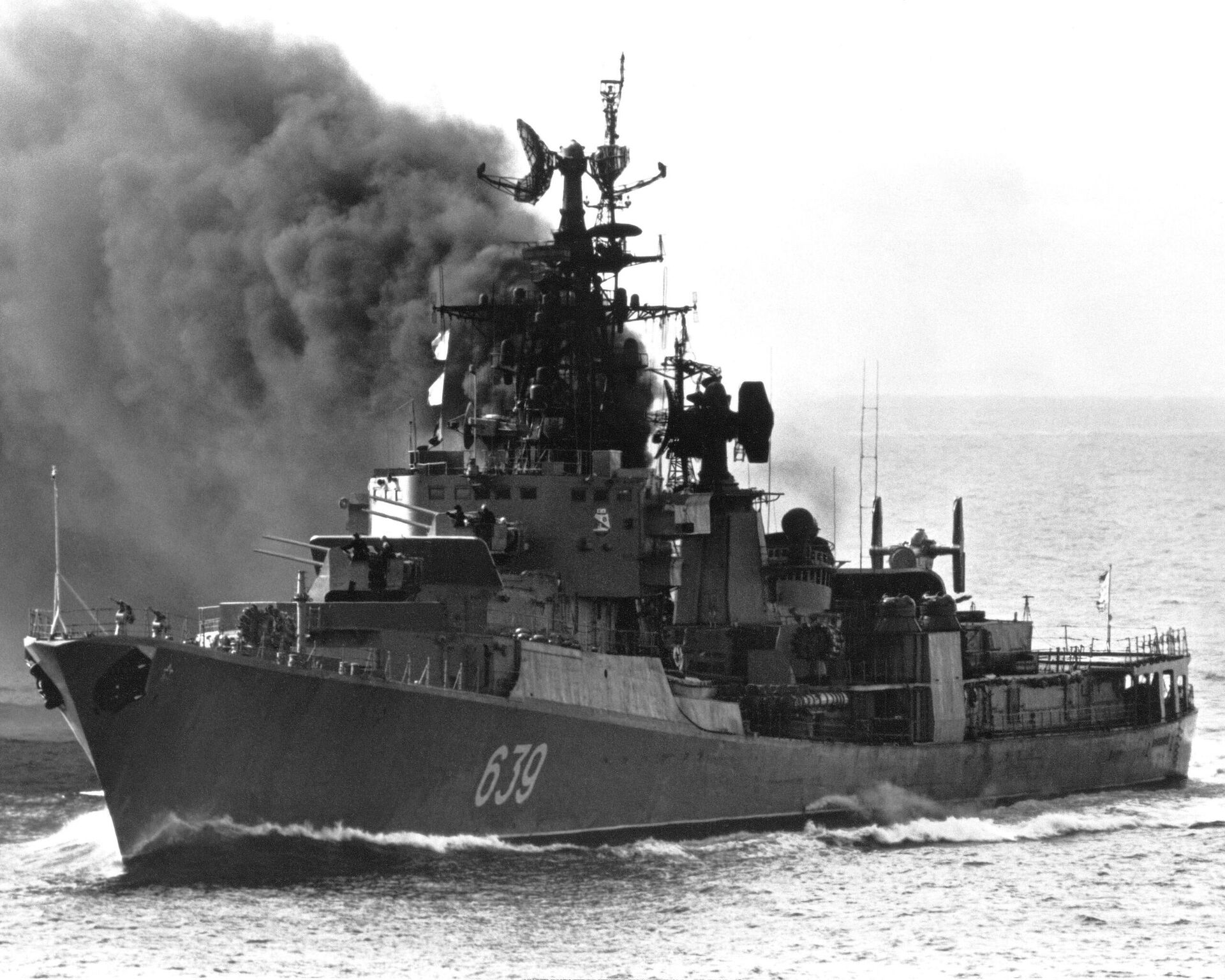 Большой ракетный корабль Гремящий (он был построен в 1958–1960 годах) - РИА Новости, 1920, 03.03.2021
