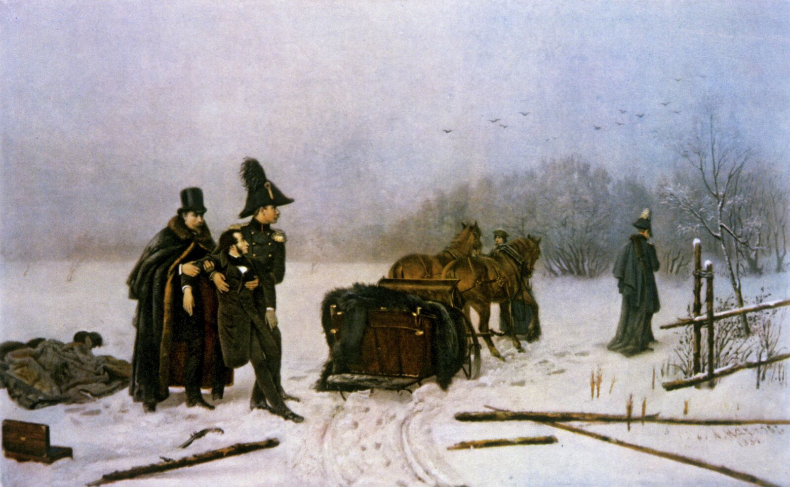 Пушкин и дуэль картинки