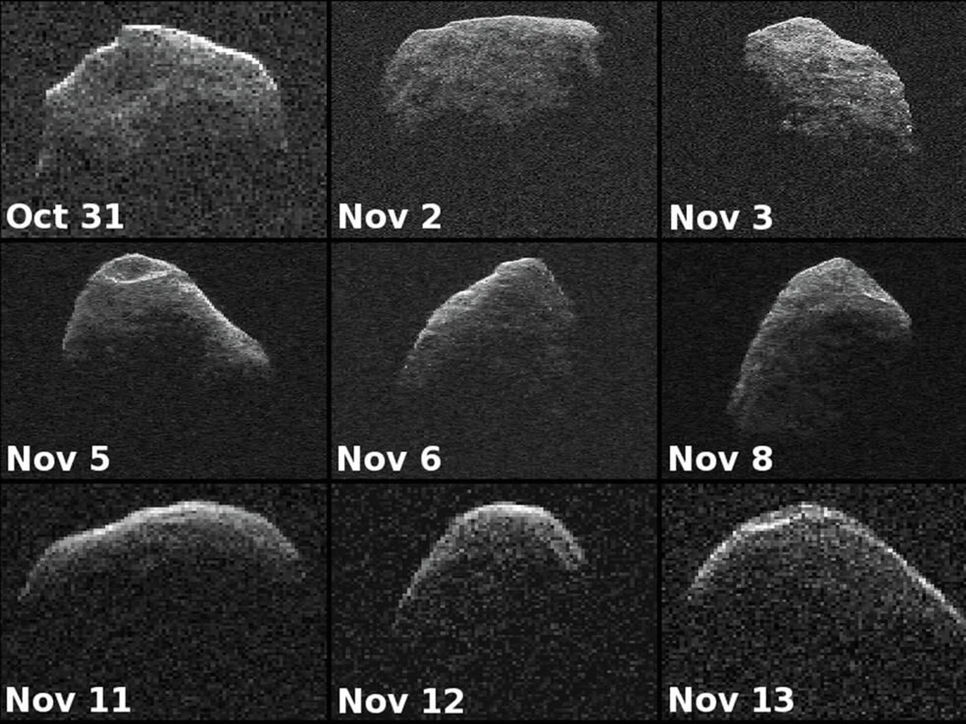Фотографии Апофиса, полученные телескопами NASA с 31 октября по 13 ноября 2012 года - РИА Новости, 1920, 04.03.2021