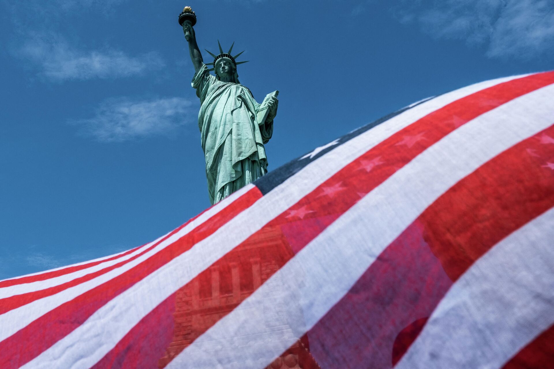 Статуя Свободы в Нью-Йорке - РИА Новости, 1920, 04.03.2021
