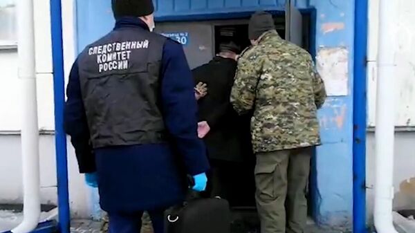Задержание министра здравоохранения Республики Алтай Сергея Коваленко. Кадр видео
