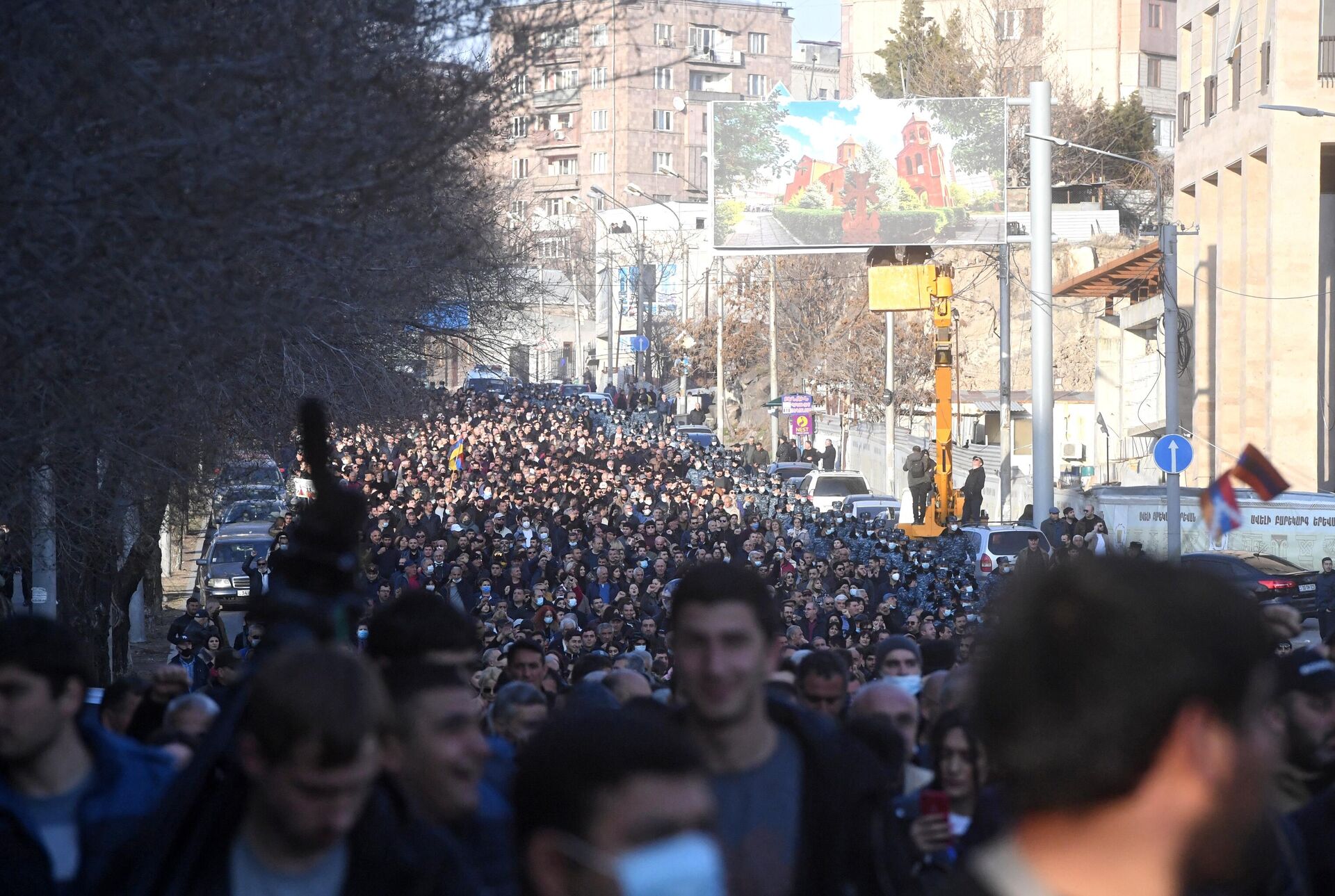 Участники митинга оппозиции в Ереване - РИА Новости, 1920, 06.04.2021