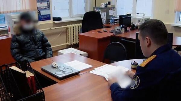Допрос подозреваемого в захвате заложника в Северодвинске