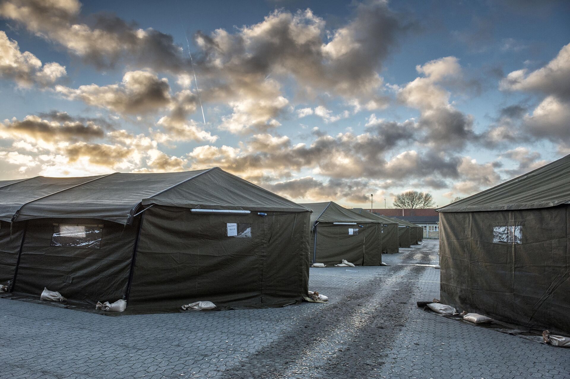 Лагерь беженцев в 100 км от Копенгагена, Дания  - РИА Новости, 1920, 12.03.2021
