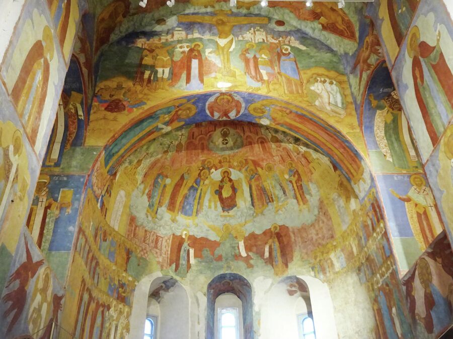 Спасо-Преображенский собор, фрески Гурия Никитина 