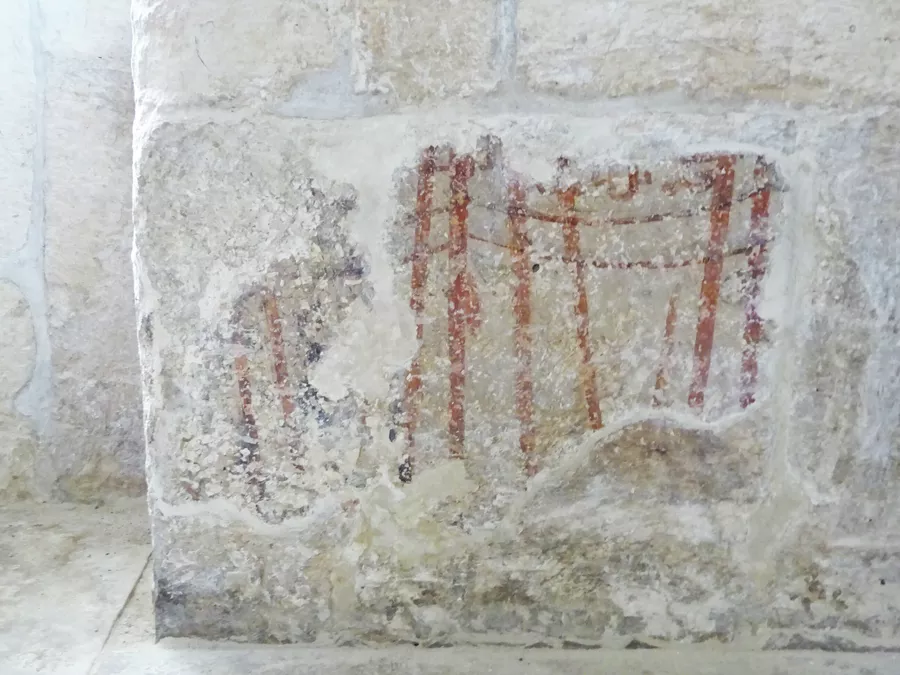 Церковь Бориса и Глеба в Кидекше, фрески XII-XIII века Церковь Бориса и Глеба в Кидекше, фрески XII-XIII века