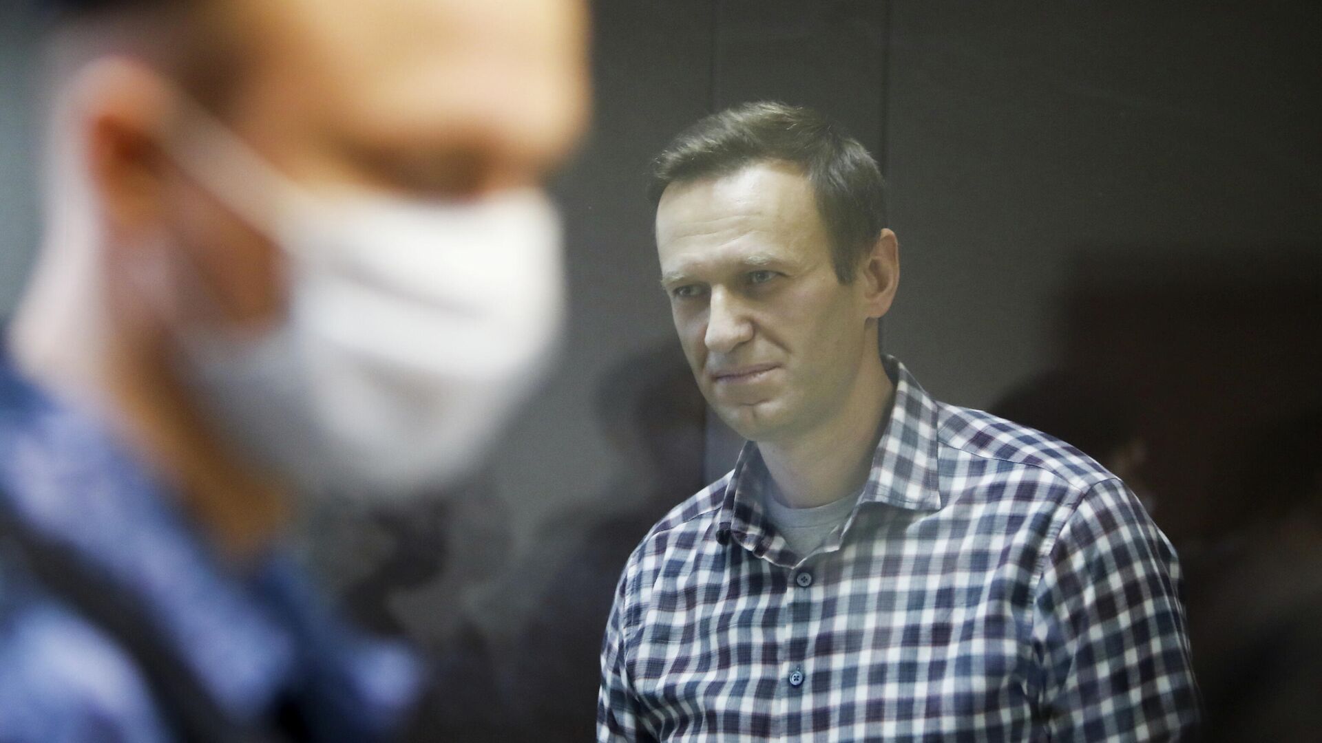 Блогер Алексей Навальный на заседании суда в Москве - РИА Новости, 1920, 24.03.2021