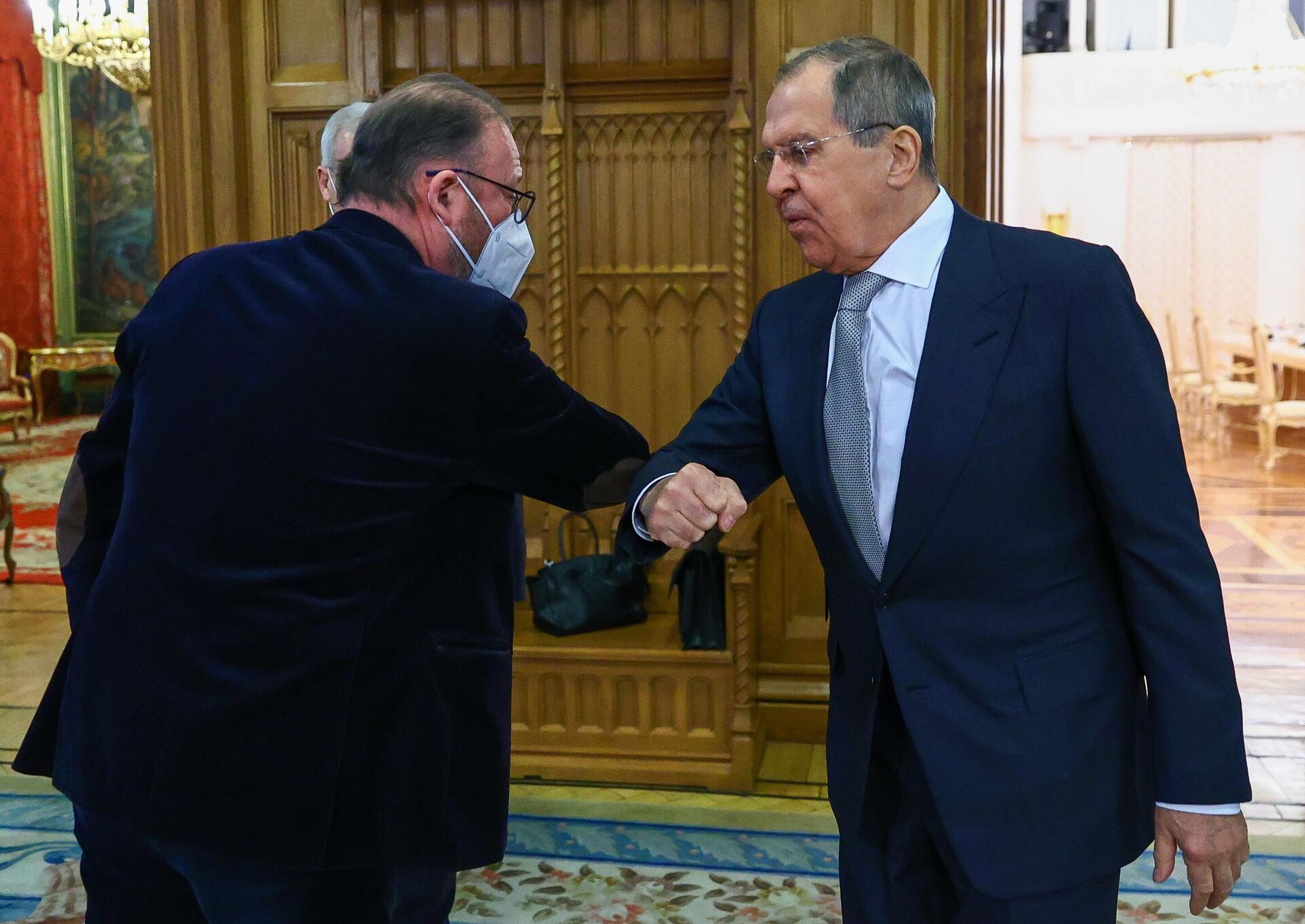 Министр иностранных дел РФ Сергей Лавров и председатель Парламентской ассамблеи Совета Европы Хендрик Дамс во время встречи Министр иностранных дел РФ Сергей Лавров и председатель Парламентской ассамблеи Совета Европы Хендрик Дамс во время встречи - РИА Новости, 1920, 21.08.2025