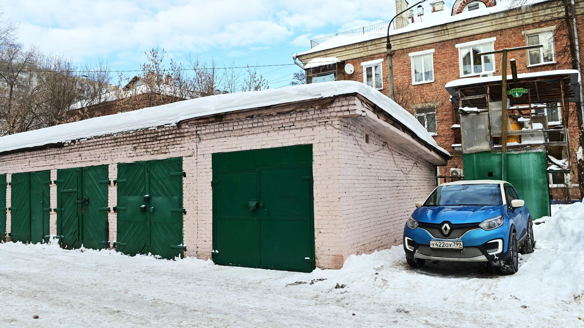 Гаражные боксы в Люберцах в Московской области - РИА Новости, 1920, 16.03.2021