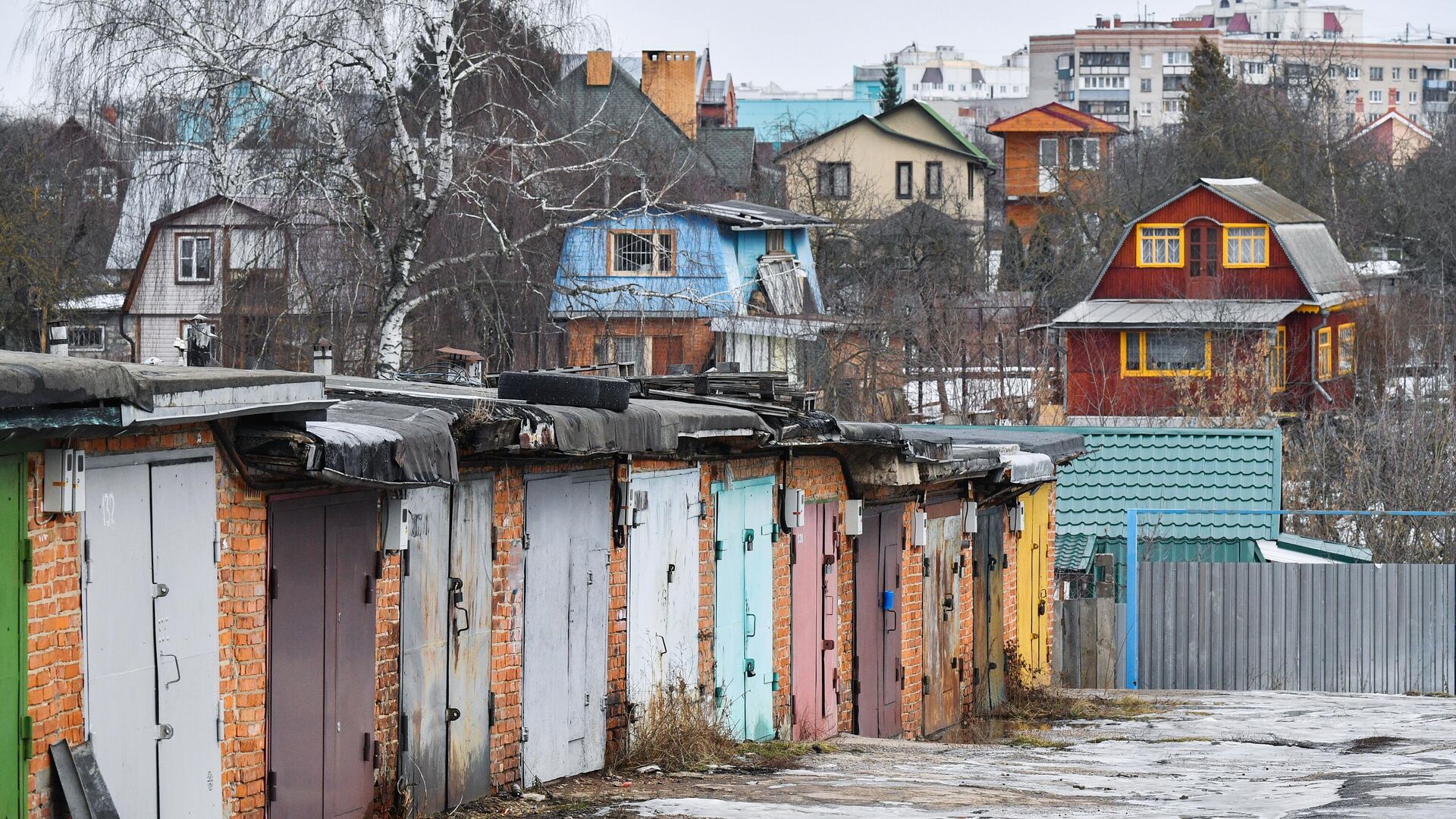 Гаражный кооператив Волна в Подольске - РИА Новости, 1920, 23.03.2021