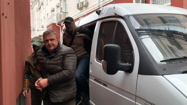 Задержание агента украинских спецслужб. Кадры ФСБ 