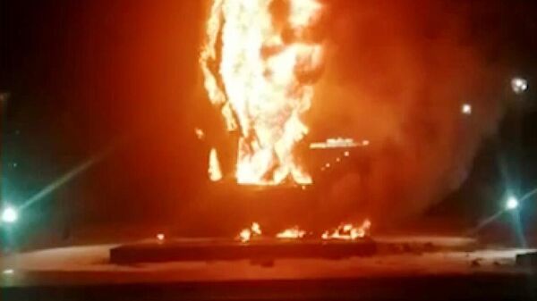 Памятник Воину-освободителю сожгли в Татарстане. Кадр видео