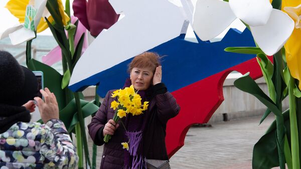 Празднование седьмой годовщины воссоединения Крыма с Россией
