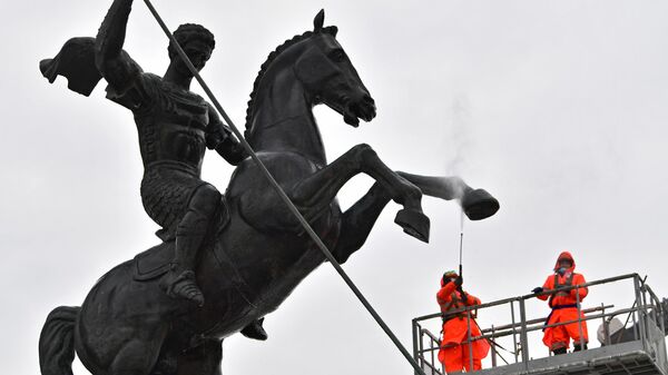 Власти Киевской области планируют убрать Георгия Победоносца с герба