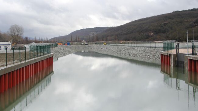 Водозабор на реке Бельбек в Крыму