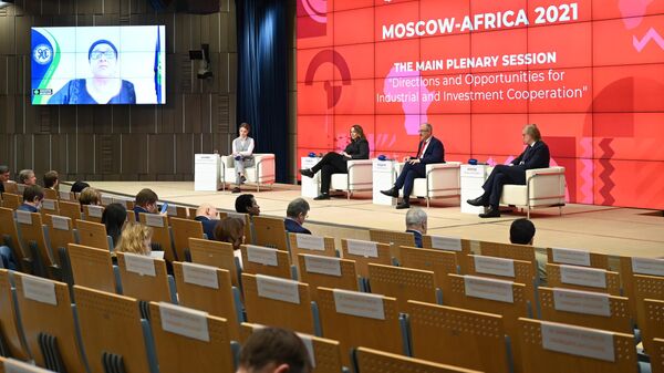 Участники Первого международного телемоста MOSCOW — AFRICA 2021