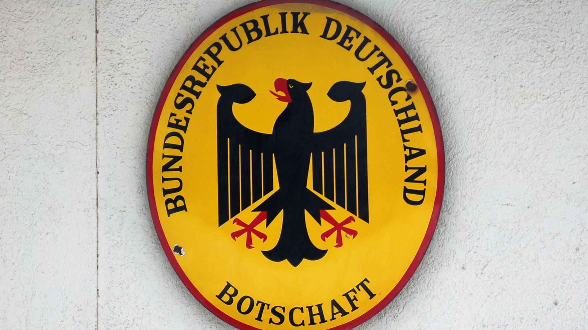 Герб Германии в посольстве Германии в Москве - РИА Новости, 1920, 02.06.2021