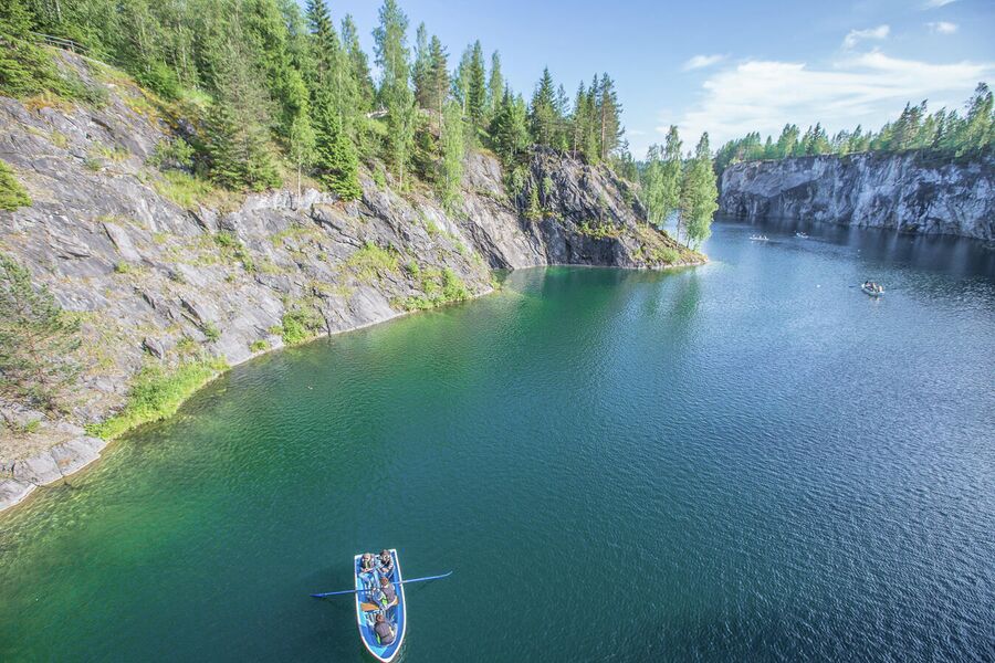 Горный парк Рускеала, мраморный каньон  