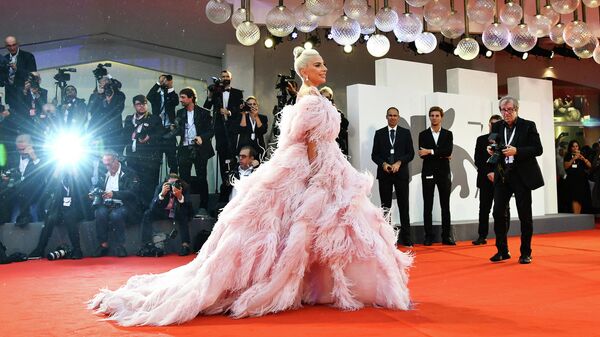 Леди Гага на премьере фильма Звезда родилась в рамках 75-го Венецианского кинофестиваля
