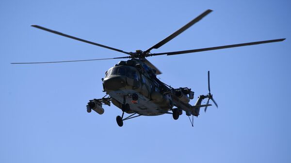 Вертолет Ми-8 вооруженных сил Белоруссии