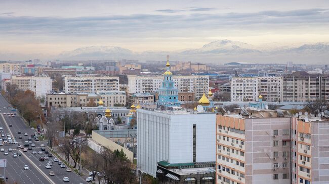 Вид на Ташкент, Узбекистан