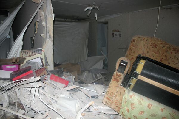 На месте взрыва газа в жилом доме в Зеленодольске, Татарстан 