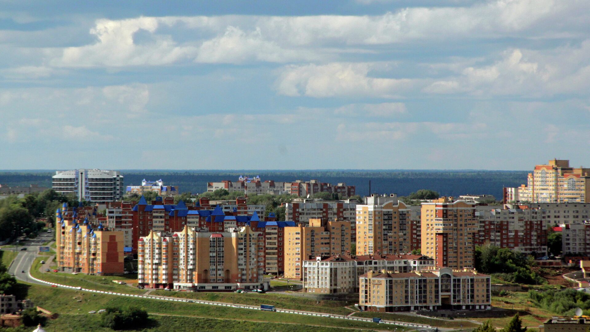 Вид новых кварталов города Чебоксары - РИА Новости, 1920, 30.03.2021