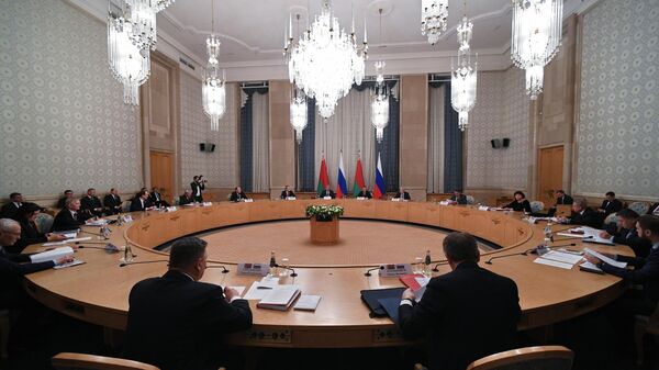 Заседание 55-й сессии Парламентского собрания Союза Беларуси и России в Москве