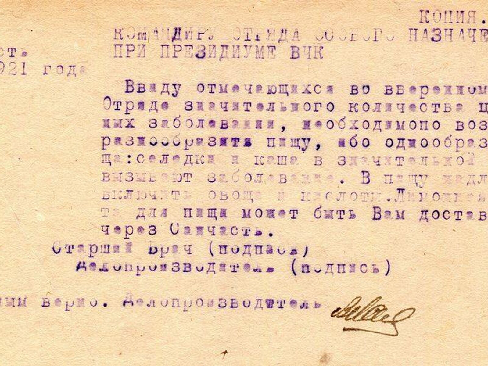 ФСБ обнародовала документы к столетию Отряда особого назначения ВЧК - РИА  Новости, 31.03.2021