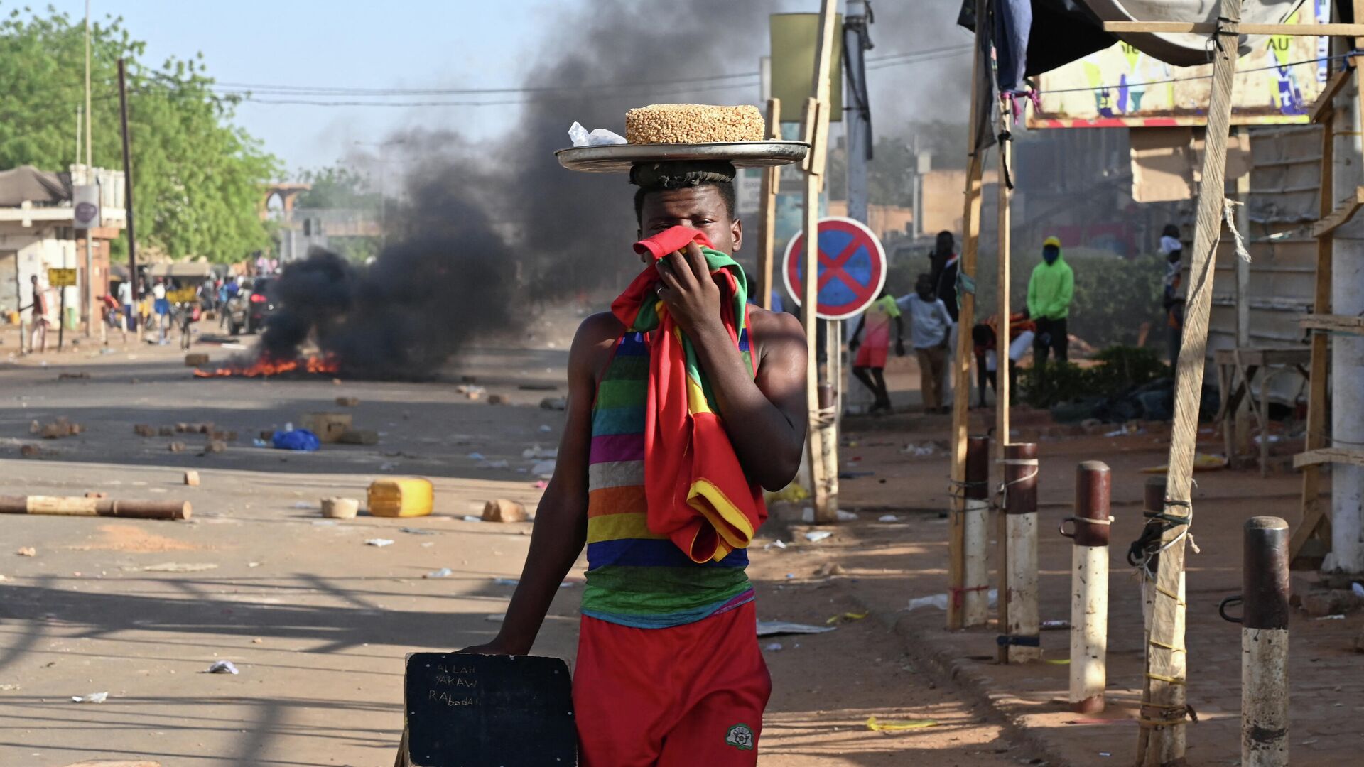 Опозиционная демонстрация на улице Нигера - РИА Новости, 1920, 31.03.2021