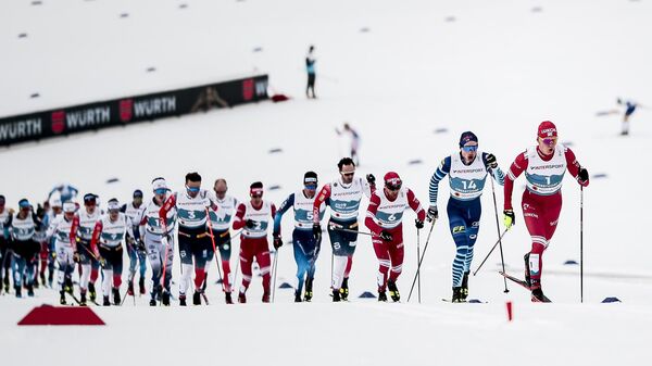 Лыжники на чемпионате мира