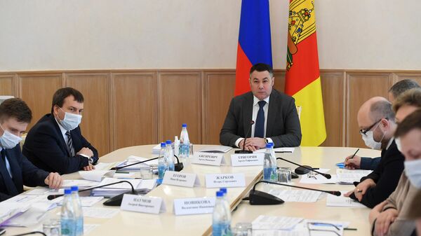 Губернатор Игорь Руденя на заседании Президиума Правительства Тверской области